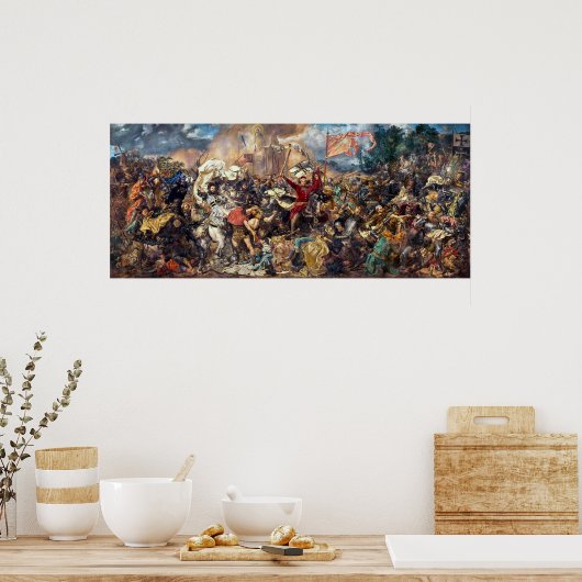 Slag om Grunwald Poster (Keuken)