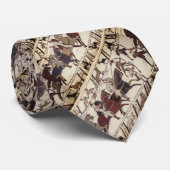 Slag om haasjes - Norman messghts Stropdas (Opgerold)