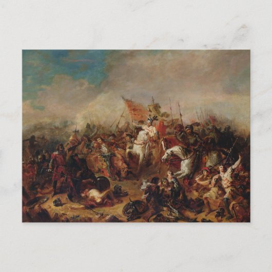 Slag om Hastings in 1066 Briefkaart (Voorkant)
