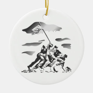 Slag om Iwo Jima Keramisch Ornament