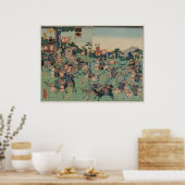 Slag om Kawanakajima Poster (Keuken)