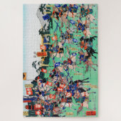 Slag om Kawanakajima, Ukiyo-e Legpuzzel (Verticaal)
