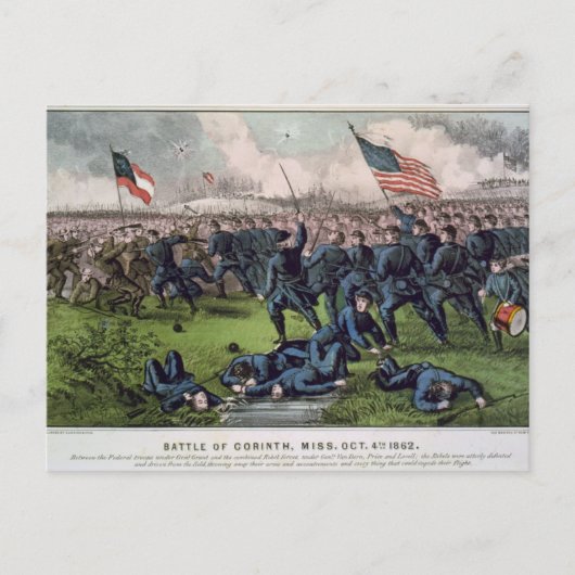 Slag om Korinthe Briefkaart (Voorkant)