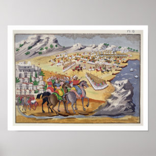 Slag om Langada en Compoti in 1821, van de Pi Poster