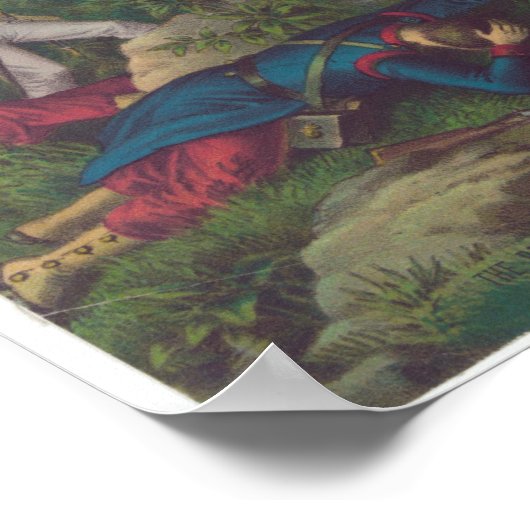 Slag om Las Guasimas Poster (Hoek)