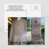 Slag om Mansfield Louisiana Briefkaart (Voorkant / Achterkant)
