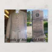 Slag om Mansfield Louisiana Briefkaart (Voorkant)