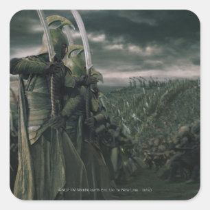 Slag om Midden Aarde Vierkante Sticker