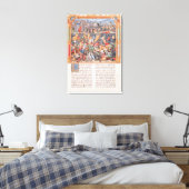 Slag om Nancy in 1477 Canvas Afdruk (Insitu (Slaapkamer))