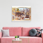 Slag om Neville's Kruis uit de Honderd Canvas Afdruk (Insitu (Woonkamer))
