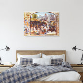 Slag om Neville's Kruis uit de Honderd Canvas Afdruk (Insitu (Slaapkamer))