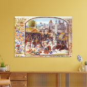 Slag om Neville's Kruis uit de Honderd Canvas Afdruk (Insitu (Woonkamer))
