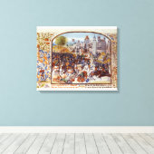 Slag om Neville's Kruis uit de Honderd Canvas Afdruk (Insitu (Houten vloer))
