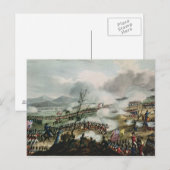 Slag om Nivelle, gegraveerd door Thomas Briefkaart (Voorkant / Achterkant)