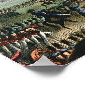 Slag om Nivelle, gegraveerd door Thomas Poster (Hoek)