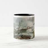 Slag om Nivelle, gegraveerd door Thomas Tweekleurige Koffiemok (Center)