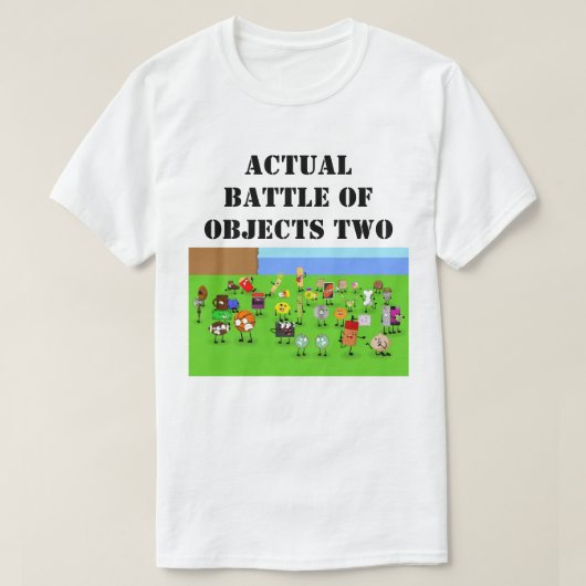 Slag om objecten T-shirt (Design voorkant)