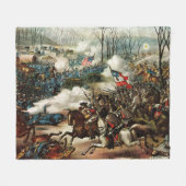 Slag om Pea Ridge Fleece Deken (Voorkant (Horizontaal))