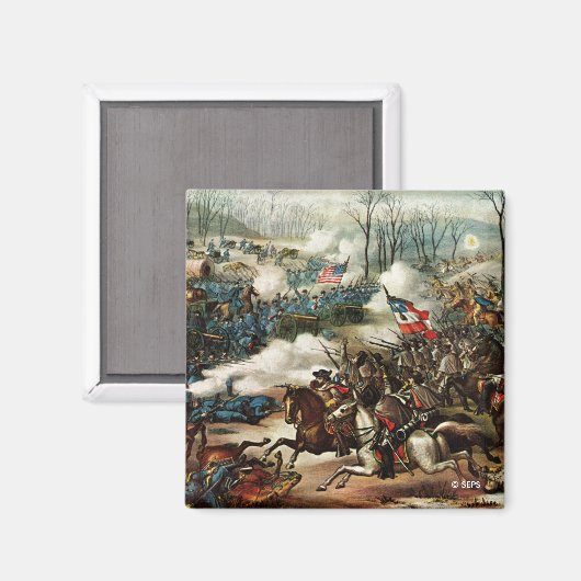 Slag om Pea Ridge Magneet (Voorkant / Achterkant)