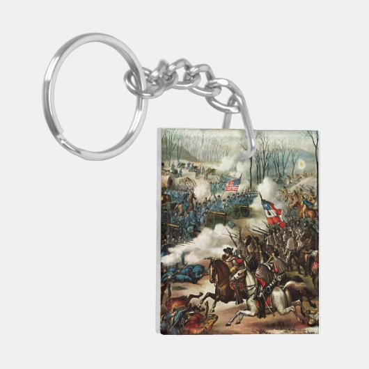 Slag om Pea Ridge Sleutelhanger (Voorkant Links)