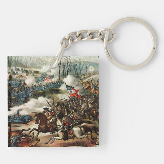 Slag om Pea Ridge Sleutelhanger (Achterkant)