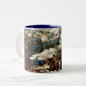 Slag om Pea Ridge Tweekleurige Koffiemok (Voorkant links)