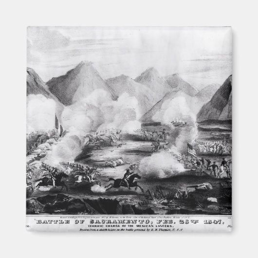 Slag om Sacramento Magneet (Voorkant)