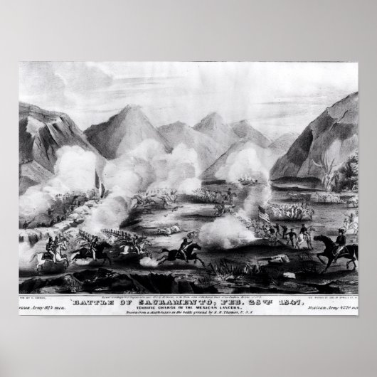 Slag om Sacramento Poster (Voorkant)