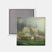 Slag om Trafalgar, 1805 Magneet (Voorkant / Achterkant)