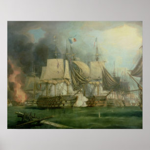 Slag om Trafalgar, 1805 Poster