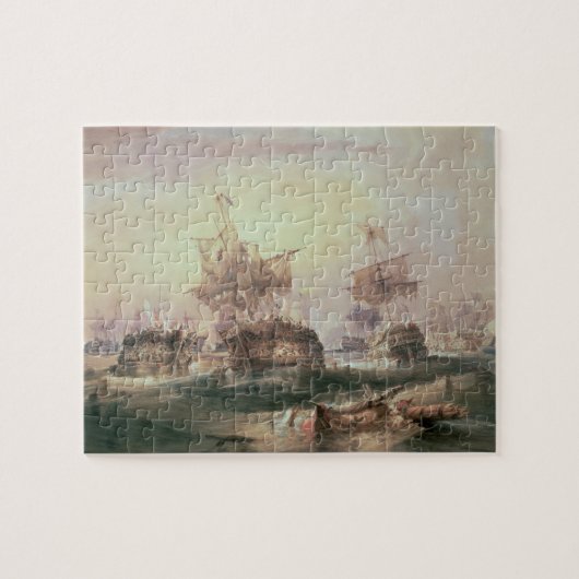 Slag om Trafalgar, 21 oktober 1805 Legpuzzel (Horizontaal)