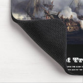 Slag om Trafalgar bij noontide Muismat (Hoek)