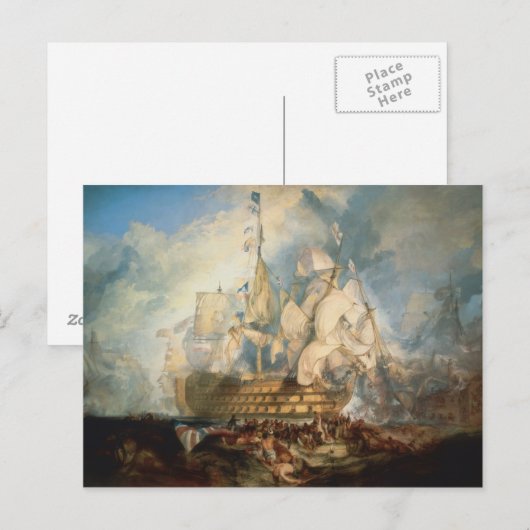 Slag om Trafalgar Briefkaart (Voorkant / Achterkant)