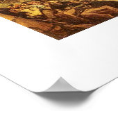 Slag om Trafalgar door Joseph William Turner Poster (Hoek)