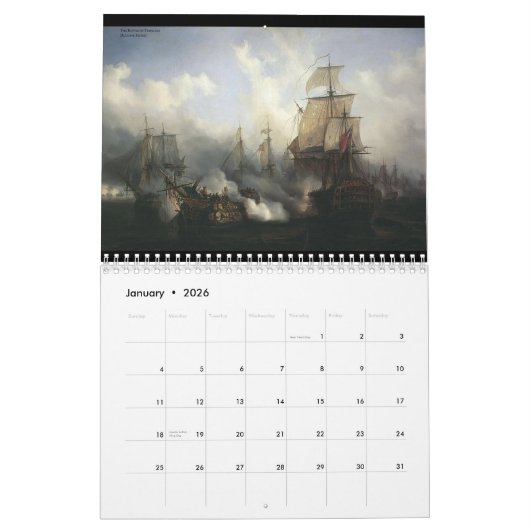 Slag om Trafalgar Kalender (Jan 2026)