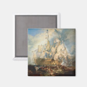 Slag om Trafalgar Magneet (Voorkant / Achterkant)