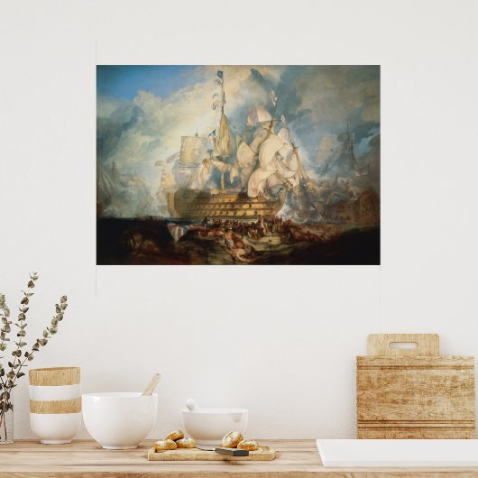 Slag om Trafalgar Poster (Keuken)