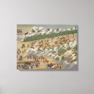 Slag om Vasilika in 1821, van de Pictorial Zijne Canvas Afdruk