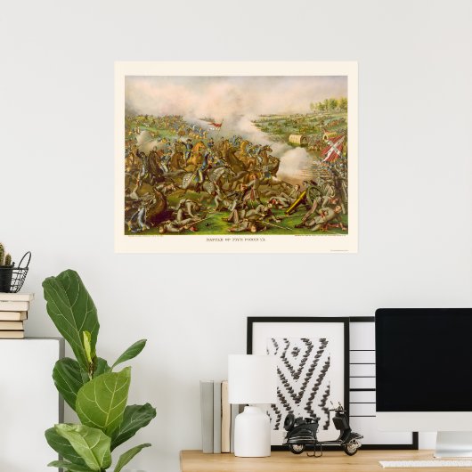 Slag om vijf vorken, VA 1865 Poster (Thuiskantoor)