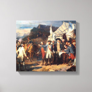 Slag om Yorktown, Canvas Print