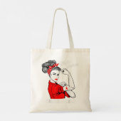 Slag overlevenden onbreekbare streeksensibilisatie tote bag (Achterkant)