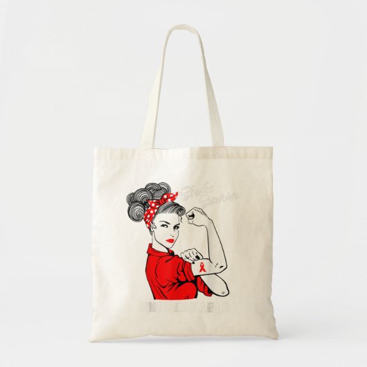 Slag overlevenden onbreekbare streeksensibilisatie tote bag (Voorkant)