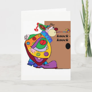 Slag-slag de Verjaardag van de Clown Kaart