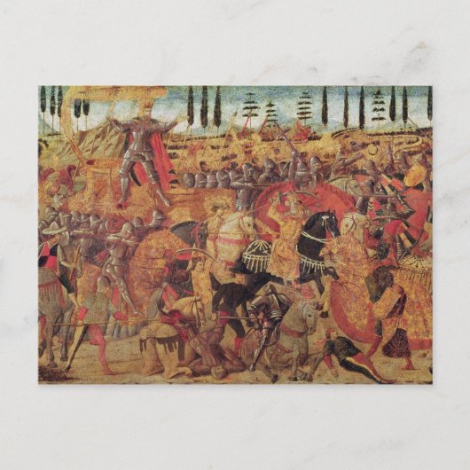 Slag tussen Darius en Alexander de Grote Briefkaart (Voorkant)