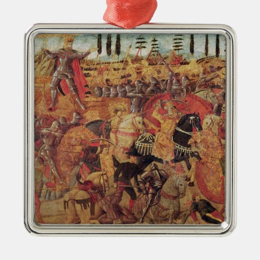 Slag tussen Darius en Alexander de Grote Metalen Ornament (Voorkant)