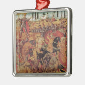 Slag tussen Darius en Alexander de Grote Metalen Ornament (Links)