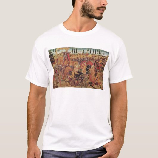 Slag tussen Darius en Alexander de Grote T-shirt (Voorkant)