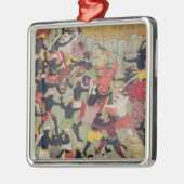 Slag tussen de Armies van Rama en Ravana Metalen Ornament (Links)