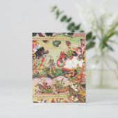 Slag tussen de krachten van Perzië en Turkije Briefkaart (Staand voorkant)