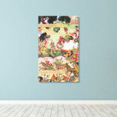 Slag tussen de krachten van Perzië en Turkije Canvas Afdruk (Insitu (Houten vloer))